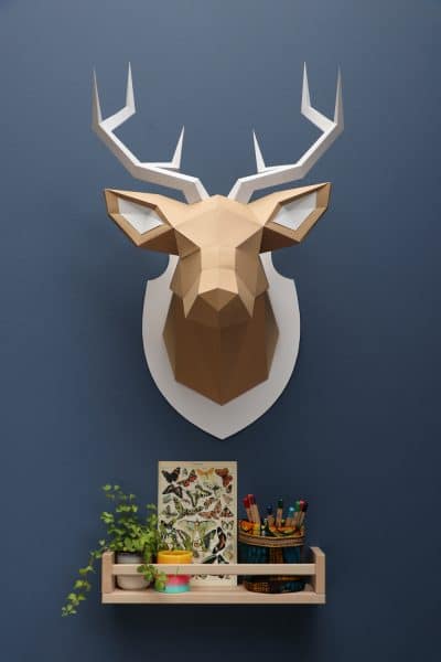 Assembli 3D Paper Animal Head Deer
