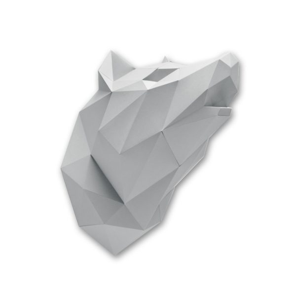 Assembli 3D Paper Wolf Animal Head