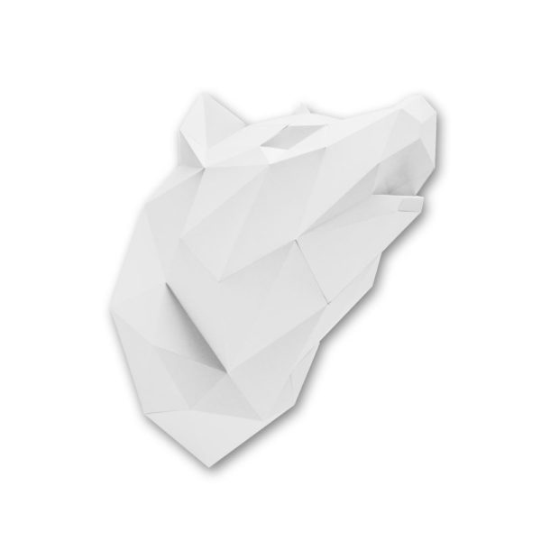 Assembli 3D Paper Wolf Animal Head