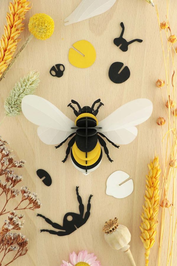 Assembli 3d paper insect bumble bee