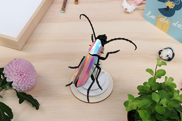 Assembli 3D Paper Insect Rosalia Beetle